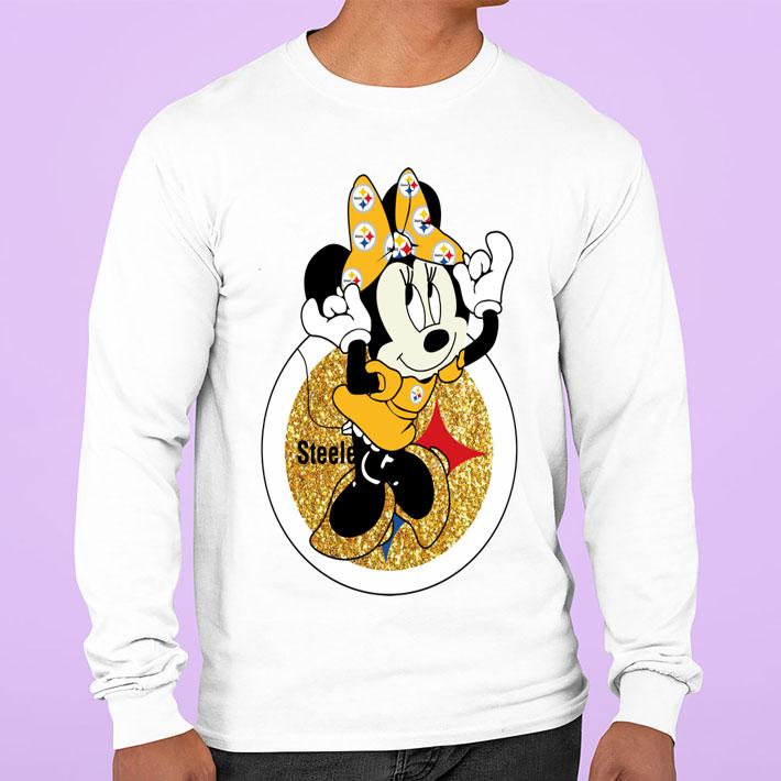Disney Minnie Mouse Pittsburgh Steelers Football t-shirt sweatshirt