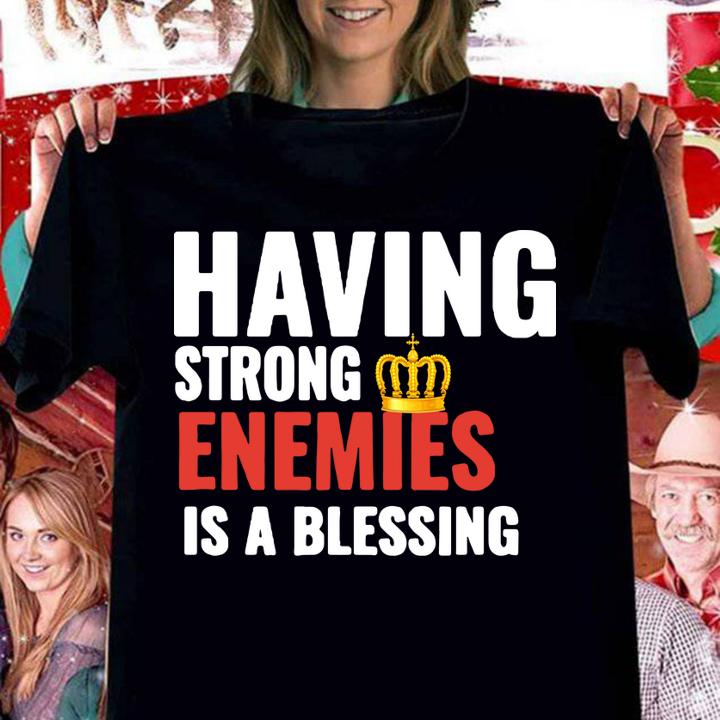 Nipsey Hussle having strong enemies is a blessing t-shirt woman shirt
