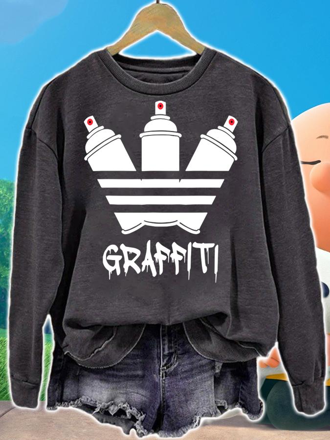 Adidas Graffiti t-shirt sweatshirt