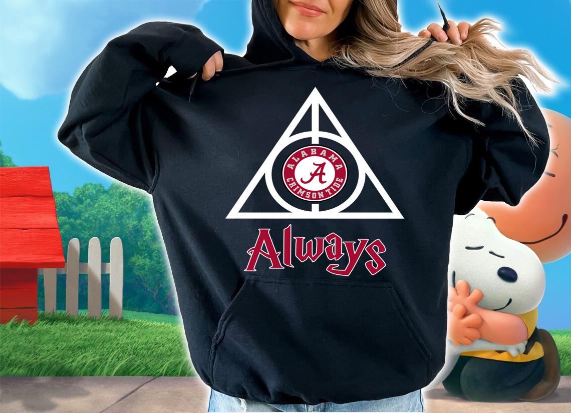 Alabama Crimson Tide Always Harry Potter Deathly Hallows t-shirt hoodie
