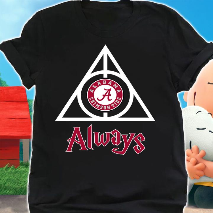 Alabama Crimson Tide Always Harry Potter Deathly Hallows t-shirt shirt