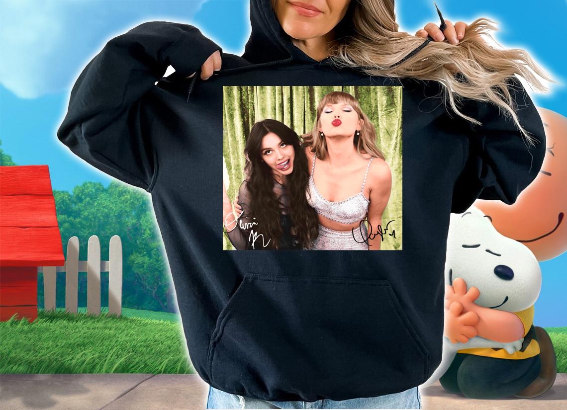 Olivia Rodrigo And Taylor Swift Singnature t-shirt hoodie