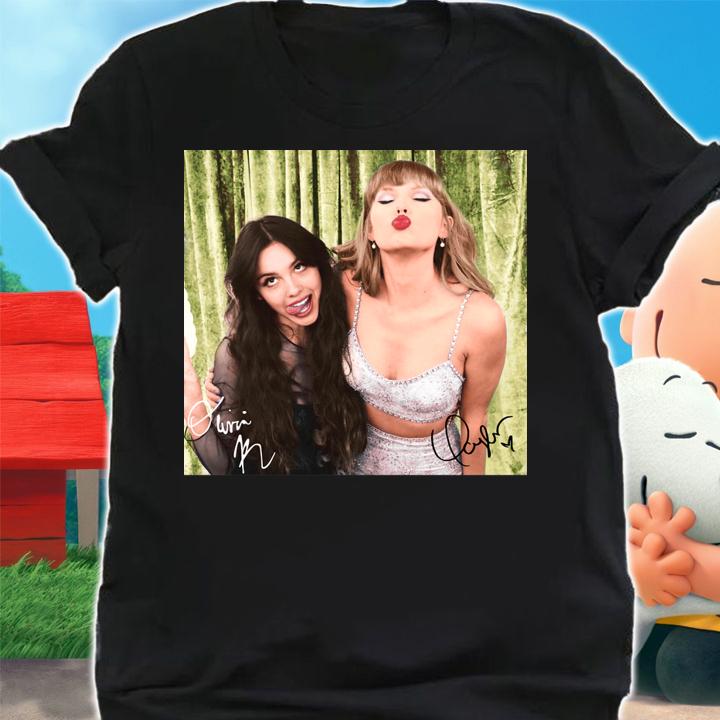 Olivia Rodrigo And Taylor Swift Singnature t-shirt shirt