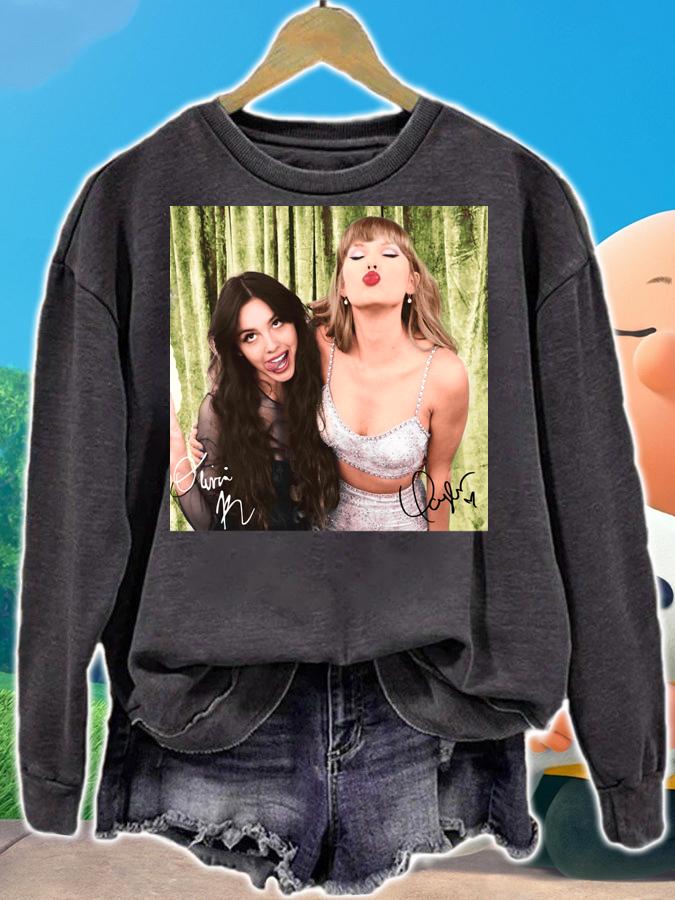Olivia Rodrigo And Taylor Swift Singnature t-shirt sweatshirt
