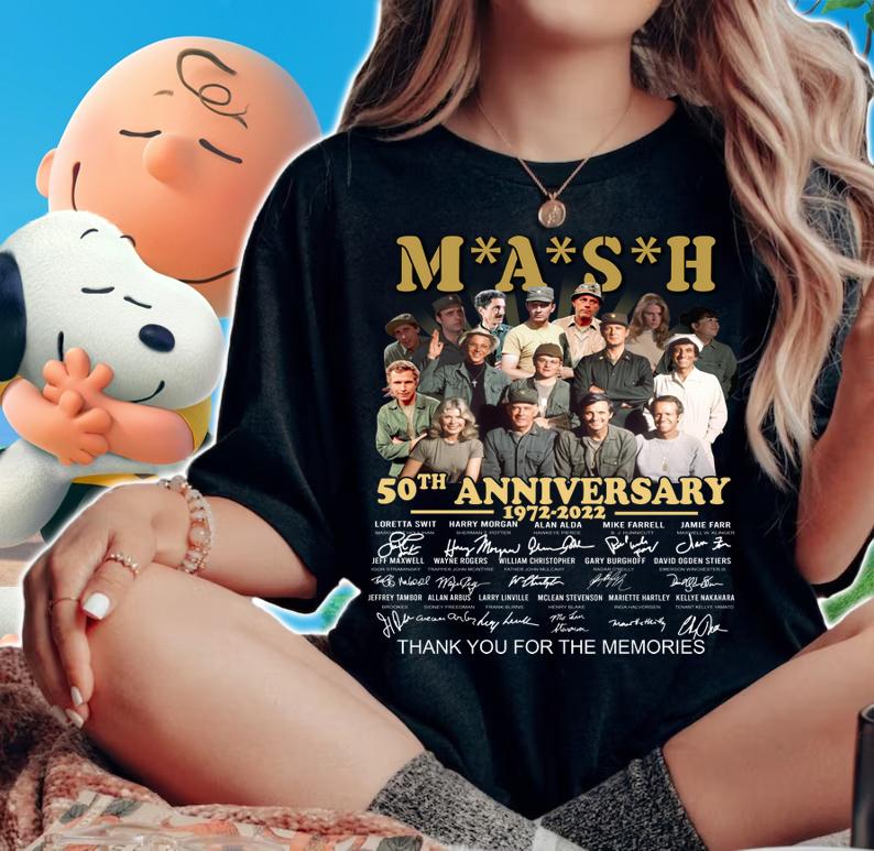 Mash 50th Anniversary t-shirt woman shirt