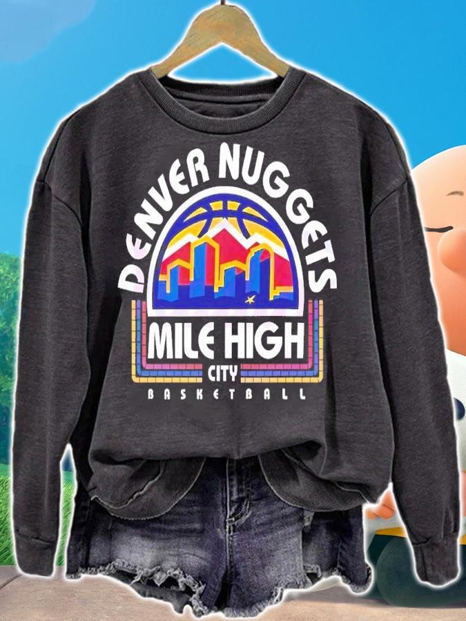 Denver Nuggets 2023 Mile High City t-shirt sweatshirt