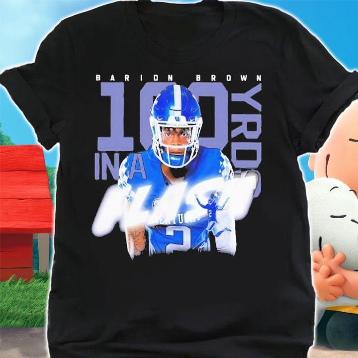 Barion Brown 100 In A Flash Yrds shirt t-shirt shirt