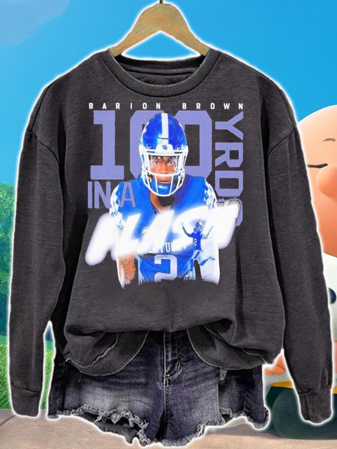 Barion Brown 100 In A Flash Yrds shirt t-shirt sweatshirt