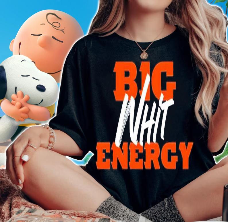Big whit energy shirt t-shirt woman shirt