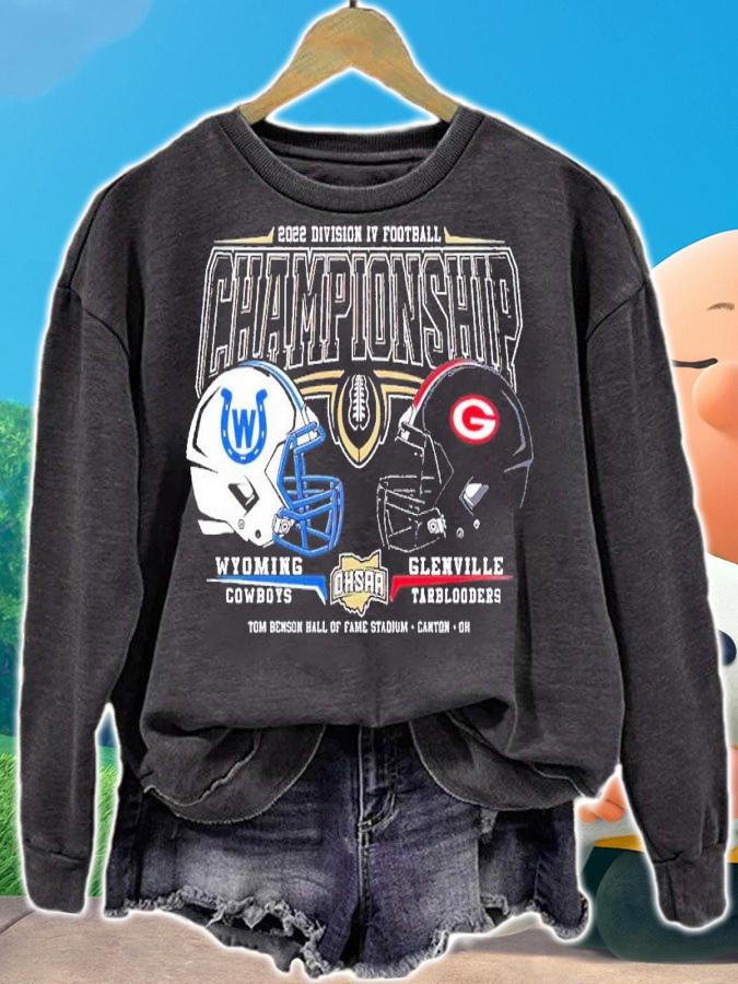 2022 OHSAA Football Division IV State Championship Wyoming Cowboys and Glenville Tarblooders shirt t-shirt sweatshirt