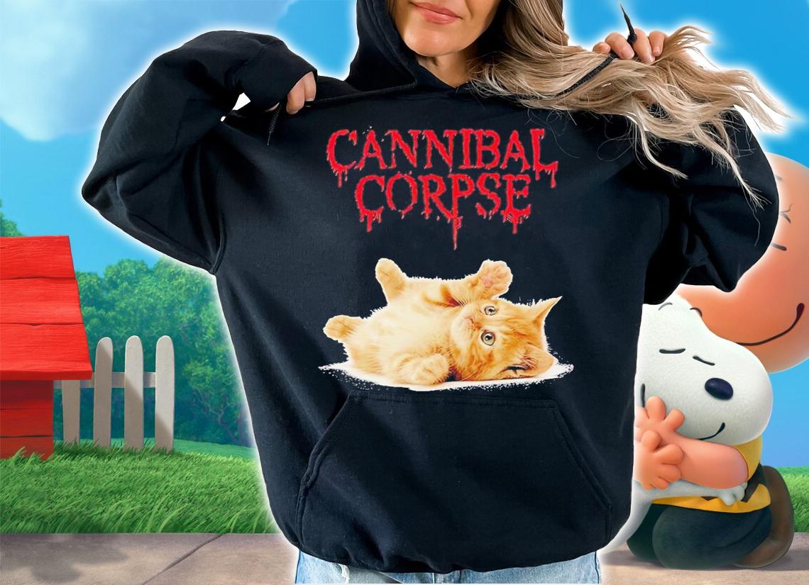 Cat Cannibal Corpse shirt t-shirt hoodie
