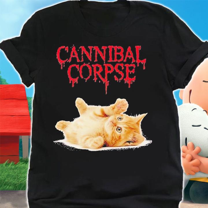 Cat Cannibal Corpse shirt t-shirt shirt