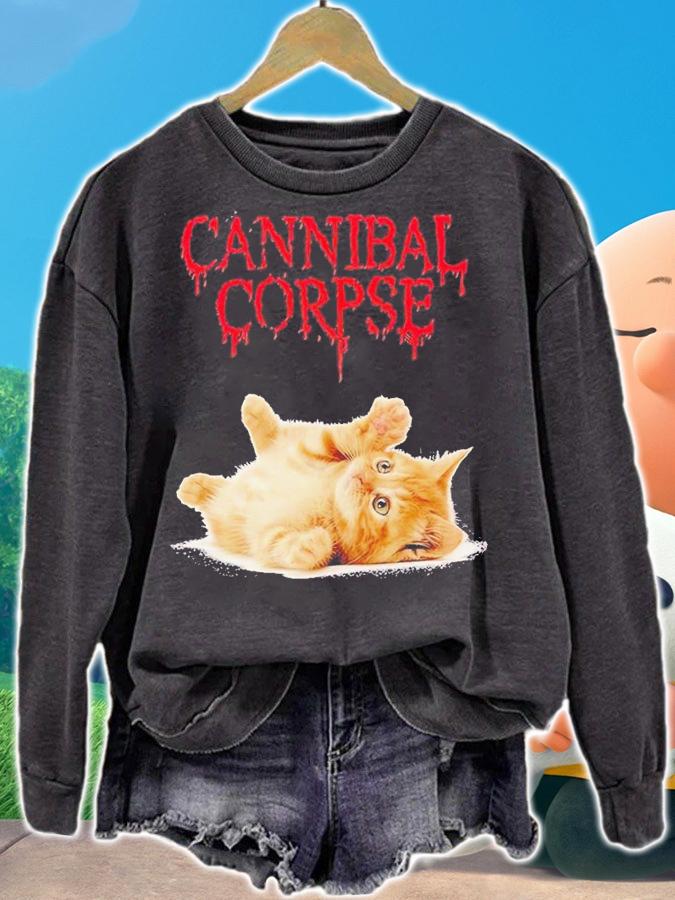 Cat Cannibal Corpse shirt t-shirt sweatshirt