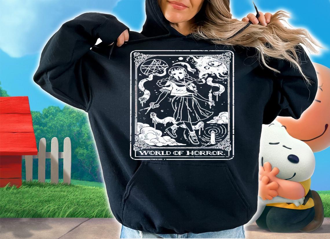 Chieri At Home World Of Horror Ominous Tarot shirt t-shirt hoodie