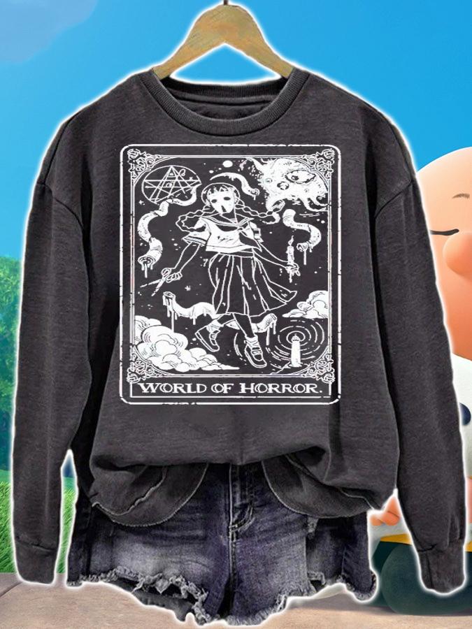 Chieri At Home World Of Horror Ominous Tarot shirt t-shirt sweatshirt