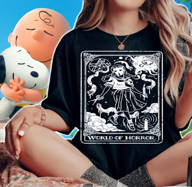 Chieri At Home World Of Horror Ominous Tarot shirt t-shirt woman shirt