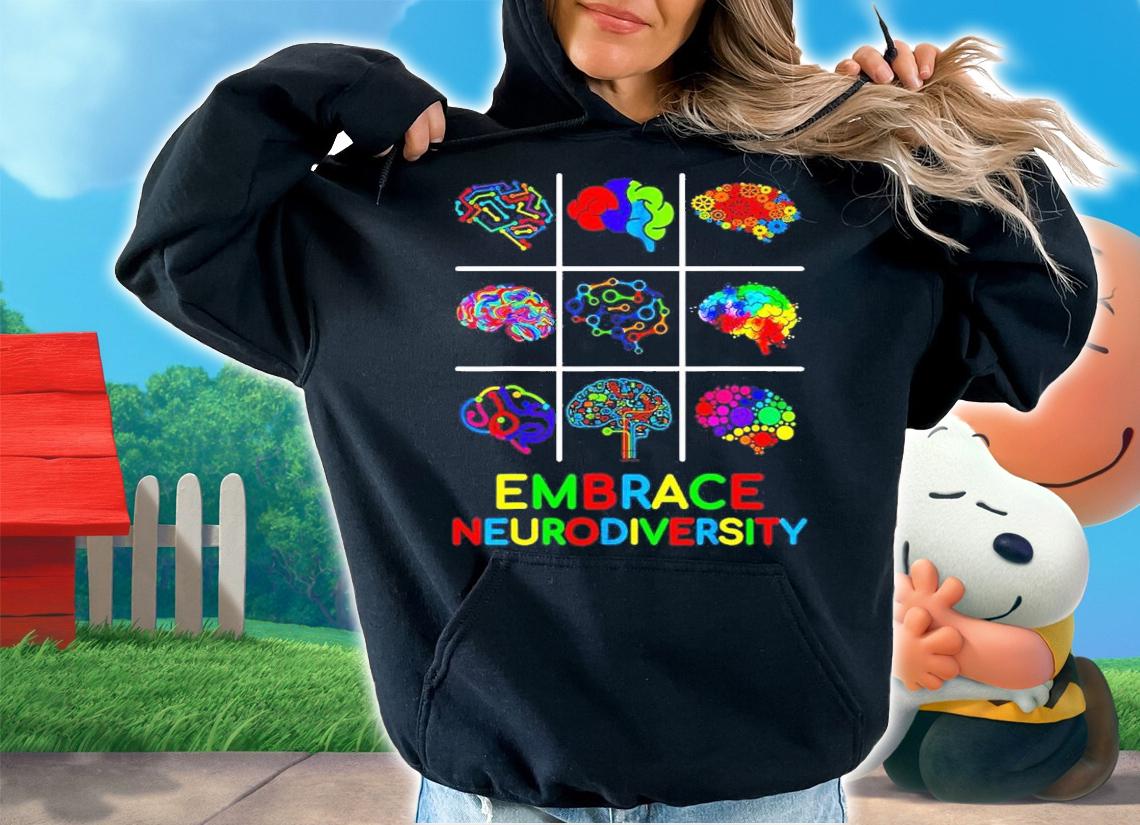 Embrace Neurodiversity Video Game Autism Awareness ASD Shirt t-shirt hoodie
