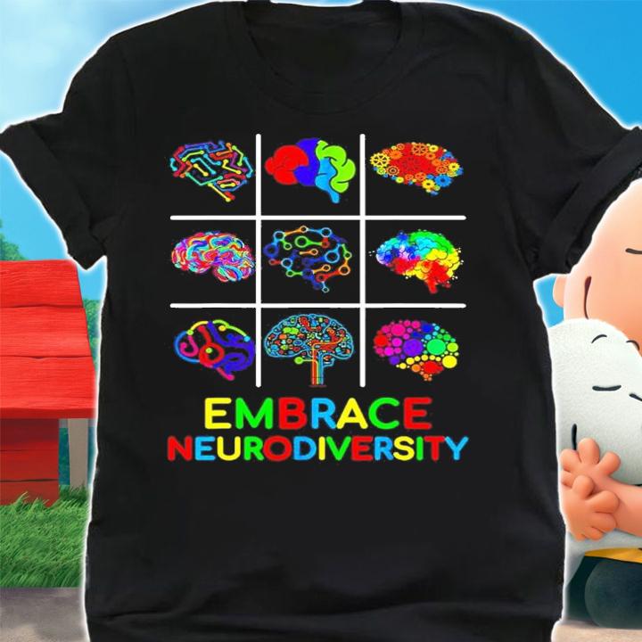 Embrace Neurodiversity Video Game Autism Awareness ASD Shirt t-shirt shirt
