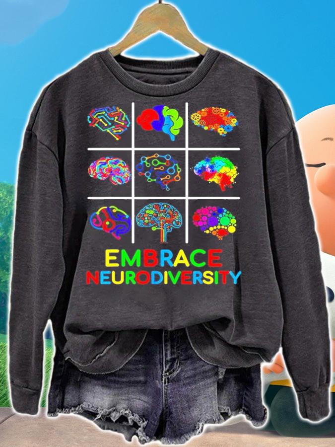 Embrace Neurodiversity Video Game Autism Awareness ASD Shirt t-shirt sweatshirt