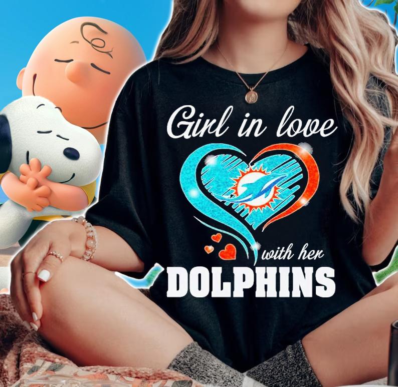 Girl In Love With Her Dolphins Shirt t-shirt woman shirt