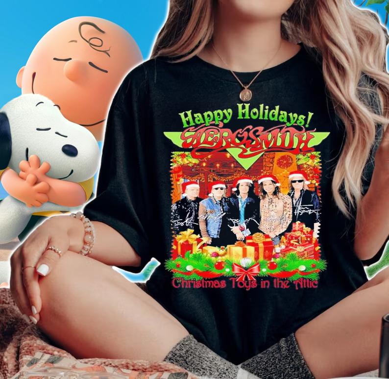 Happy Holidays Sabersmith Christmas Toys in the Attic shirt t-shirt woman shirt