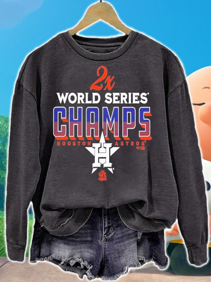 Houston Astros Two-Time 2X World Series Champions Trophy Case Addition 2022 Shirt t-shirt sweatshirt