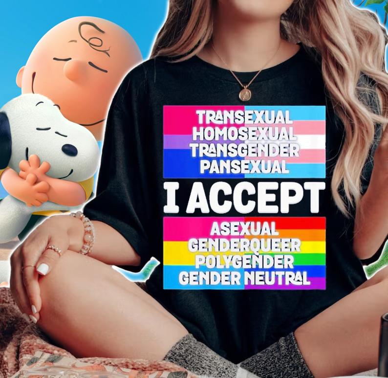 I Accept All Genders And Sexual Orientations Shirt t-shirt woman shirt