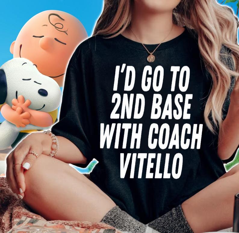 I'd go to 2nd base with coach Vitello shirt t-shirt woman shirt
