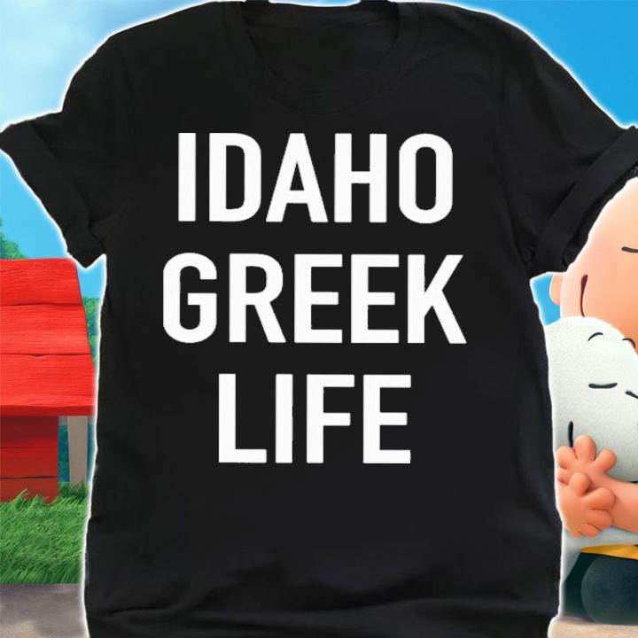 Idaho Basketball Idaho Greek Life Shirt t-shirt shirt