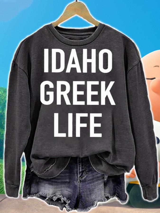 Idaho Basketball Idaho Greek Life Shirt t-shirt sweatshirt