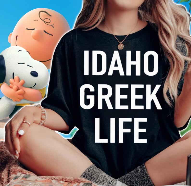 Idaho Basketball Idaho Greek Life Shirt t-shirt woman shirt