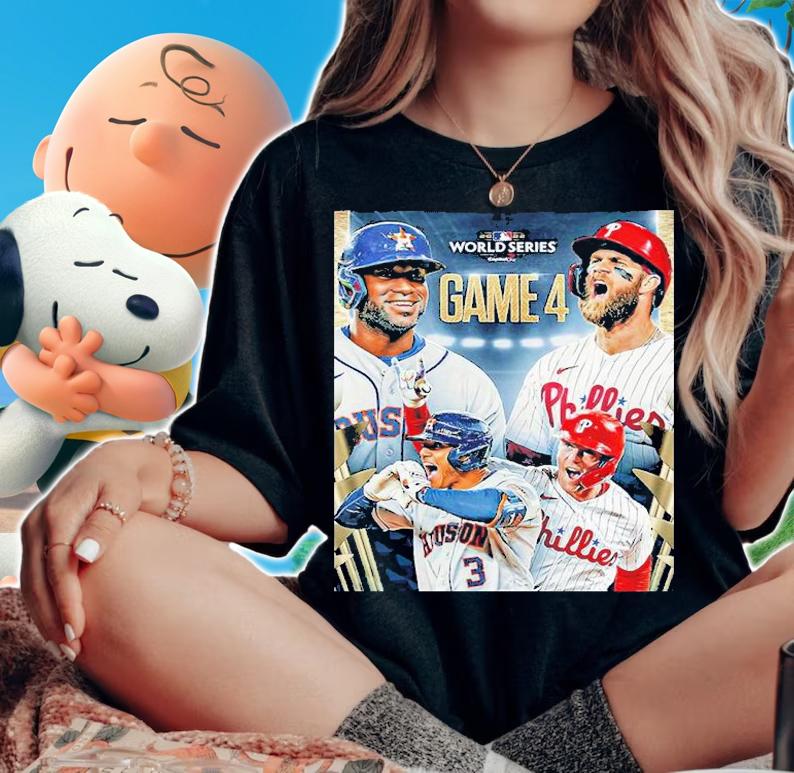 Houston Astros Vs Philadelphia Phillies Game 4 MLB World Series 2022 Shirt t-shirt woman shirt