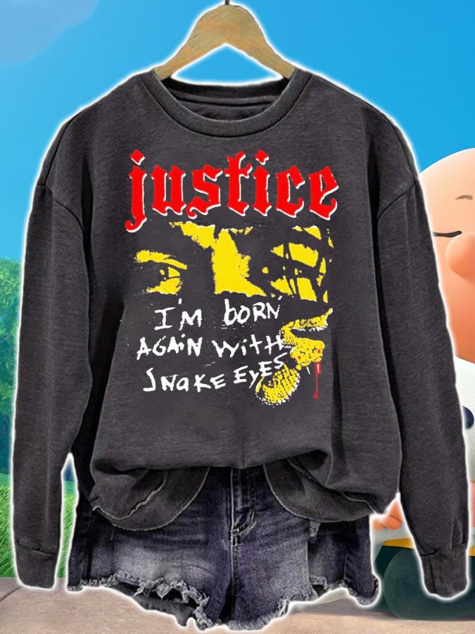Matthew Justice i'm born again with snake eyes shirt t-shirt sweatshirt