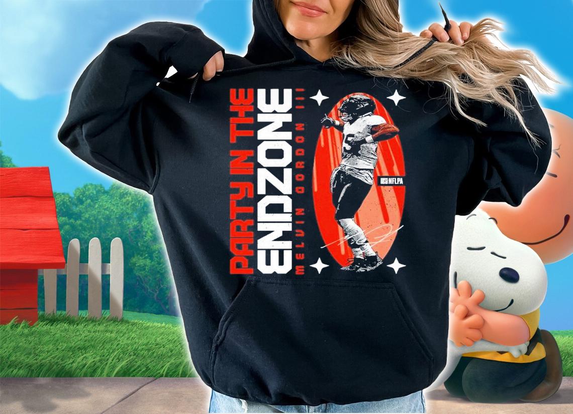 Melvin Gordon Denver Endzone Party Football Shirt t-shirt hoodie