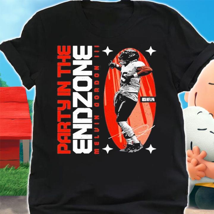 Melvin Gordon Denver Endzone Party Football Shirt t-shirt shirt