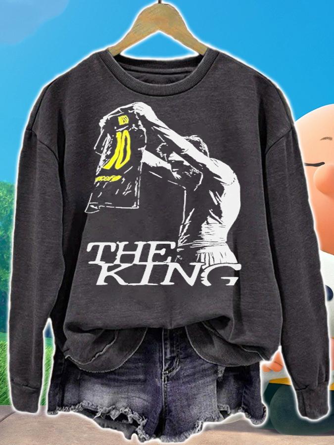 Messi Argentina 10 Soccer Football Barcelona The King Shirt t-shirt sweatshirt