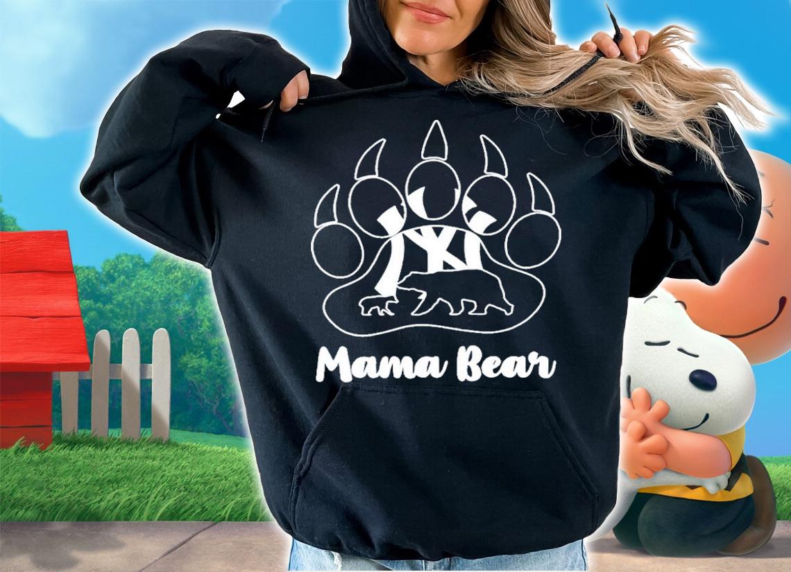New York Yankees Paw Mama Bear Shirt t-shirt hoodie