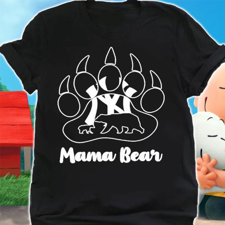New York Yankees Paw Mama Bear Shirt t-shirt shirt