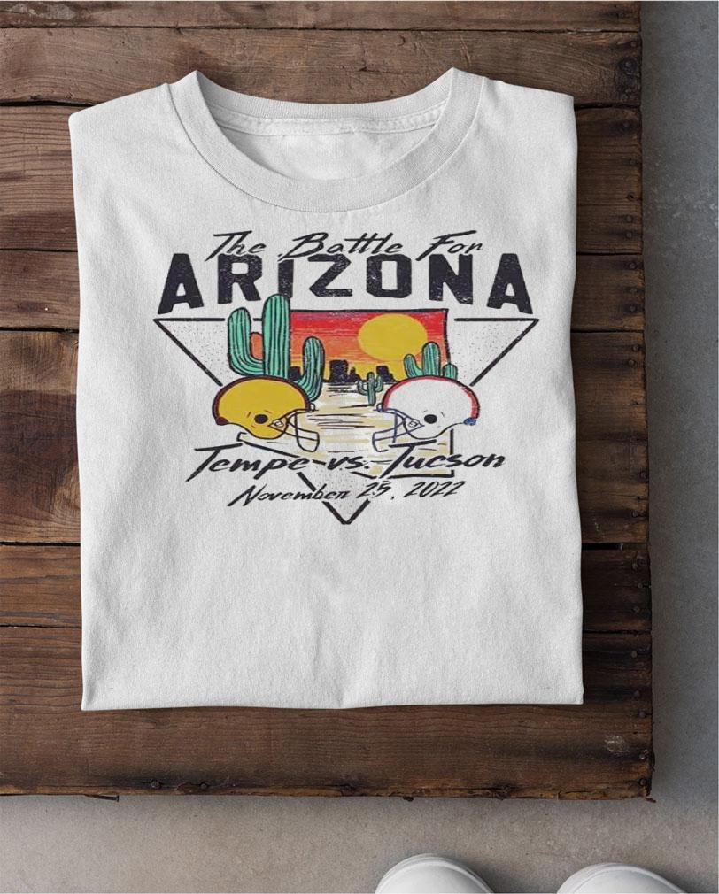 Barstool Sports The Battle For Arizona Tempe Vs Tucson November 25 2022 Shirt t-shirt