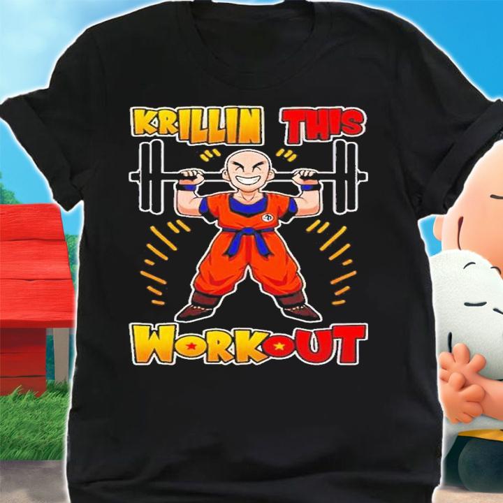 Krillin this workout shirt t-shirt