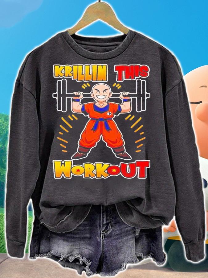 Krillin this workout shirt t-shirt