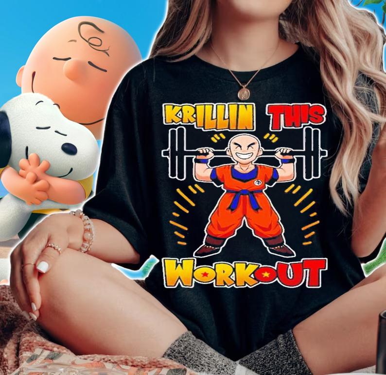 Krillin this workout shirt t-shirt