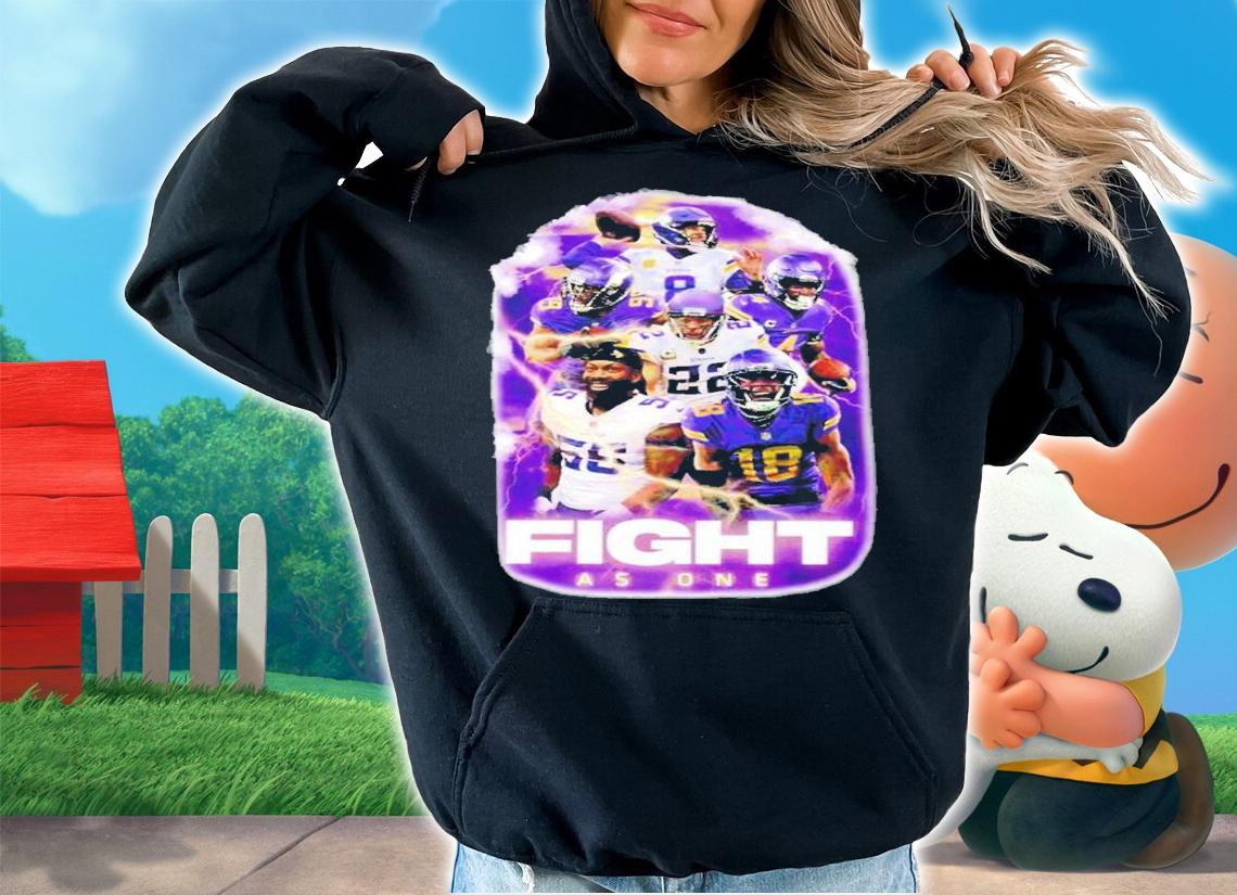 Minnesota Vikings Fight As One Shirt t-shirt
