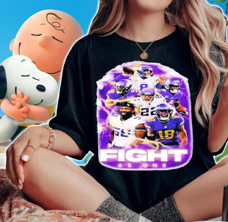 Minnesota Vikings Fight As One Shirt t-shirt
