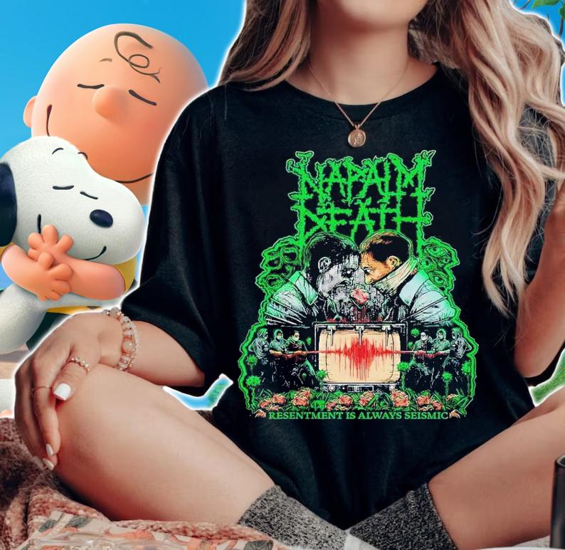 Napalm Death Resentment shirt t-shirt