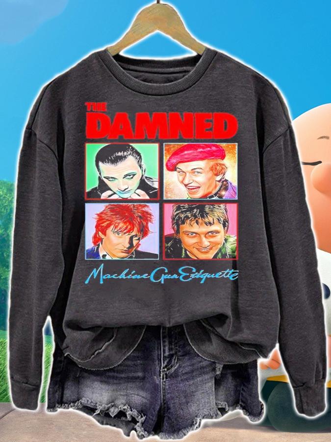 The Damned machine gun etiquette shirt t-shirt sweatshirt