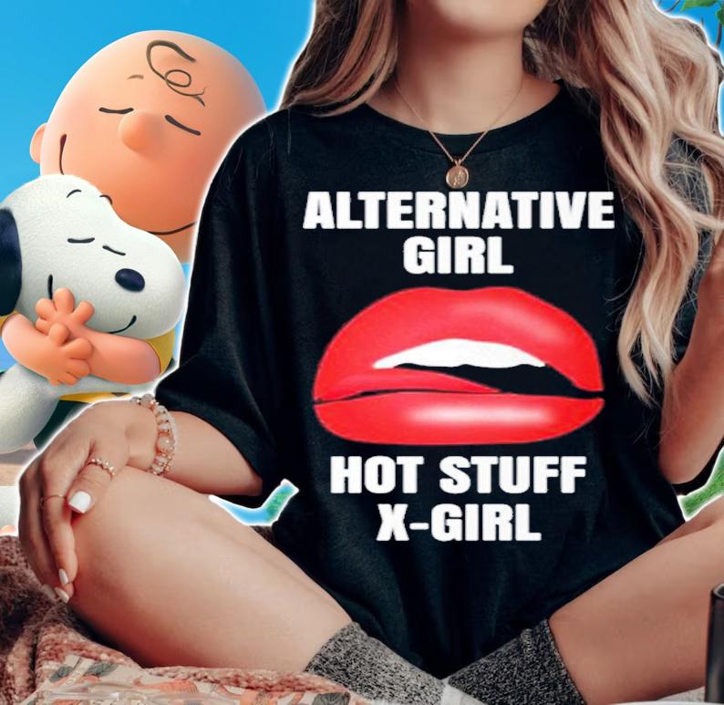 1Up Sloane Alternative Girl Hot Stuff X-Girl shirt t-shirt