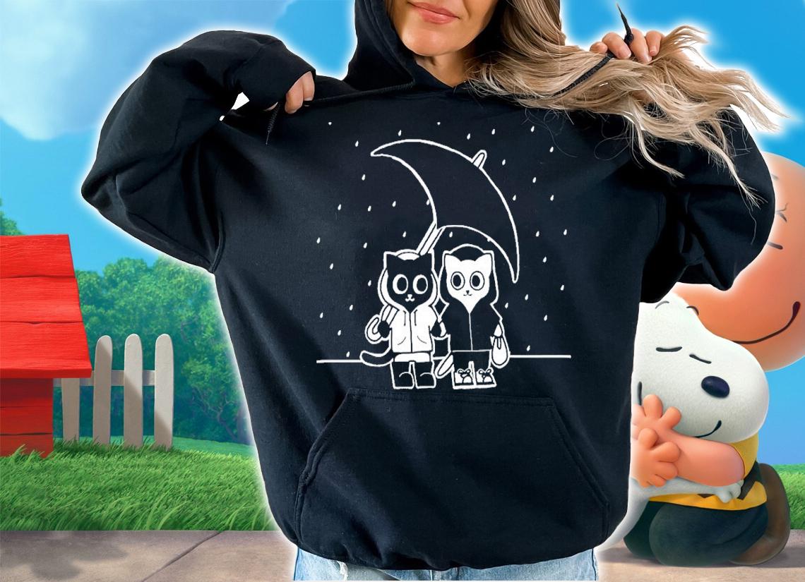 Kitties in the rain shirt t-shirt