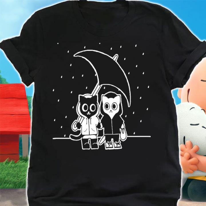 Kitties in the rain shirt t-shirt