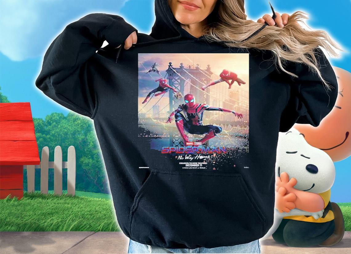 Spider-Man No Way Home 2022 Tom Holland Matte Vertical Marvel Shirt t-shirt